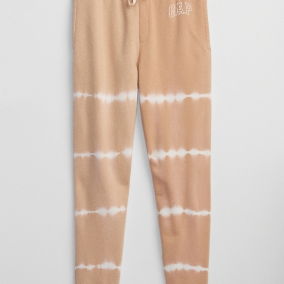 NWT GAP Logo Tie-dye Jogger Khaki/Sand - Picture 8 of 8